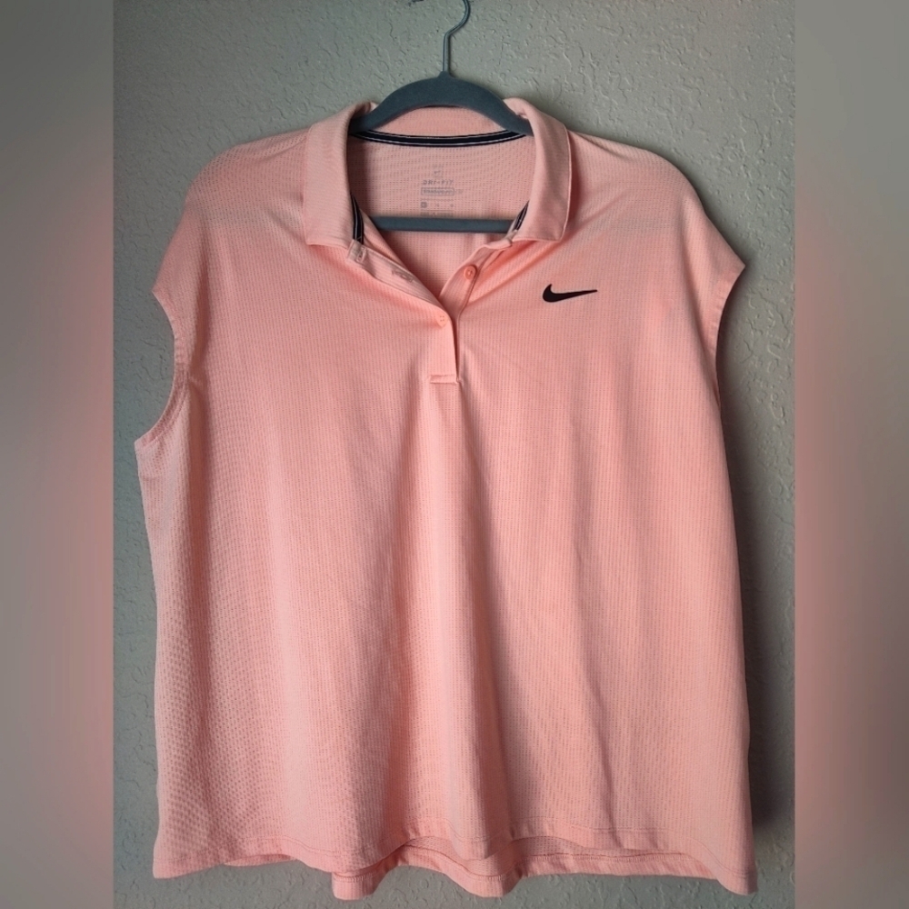 Nike Women's Dri-Fit Sleeveless Golf Polo Size XL